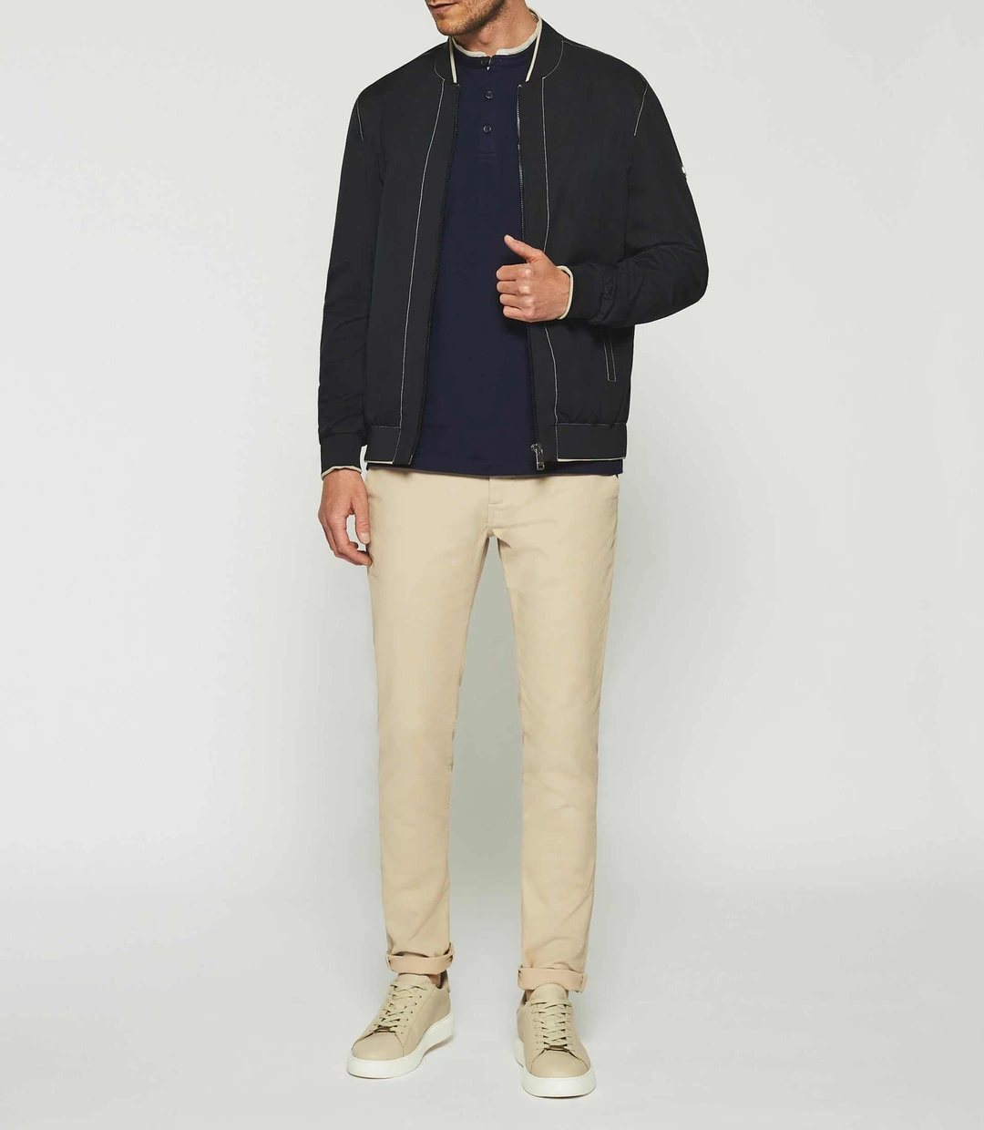IZAC - Blouson teddy marine RON