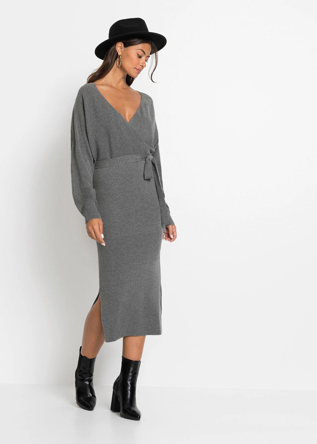 Robe fluide en maille de viscose mélangée - 2