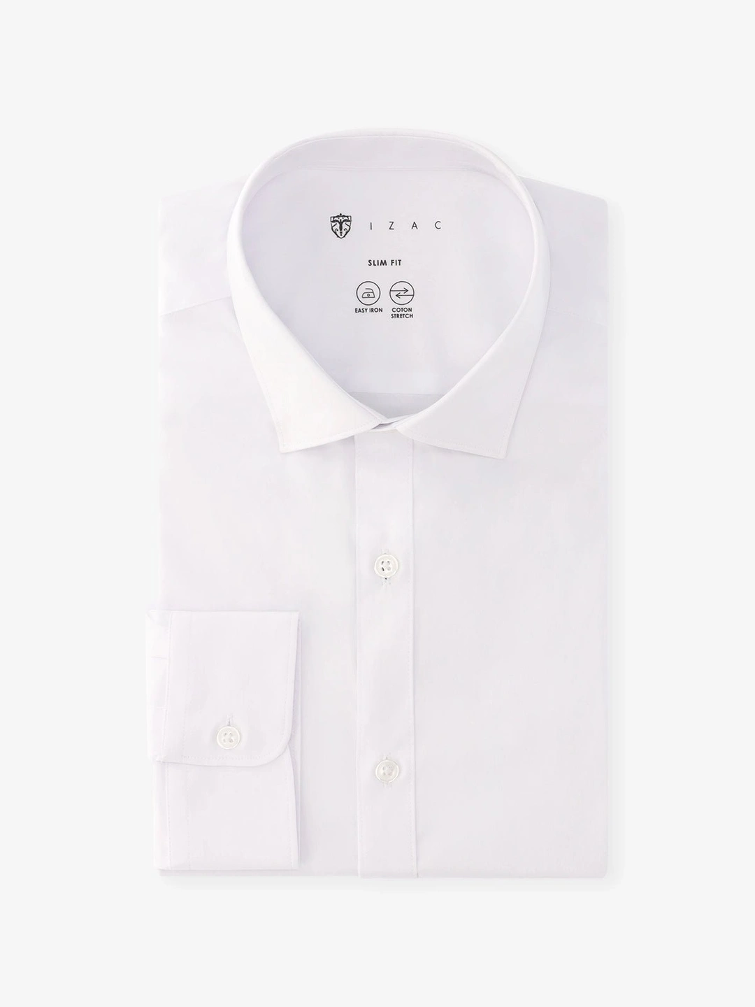 IZAC - Chemise ville en coton blanche