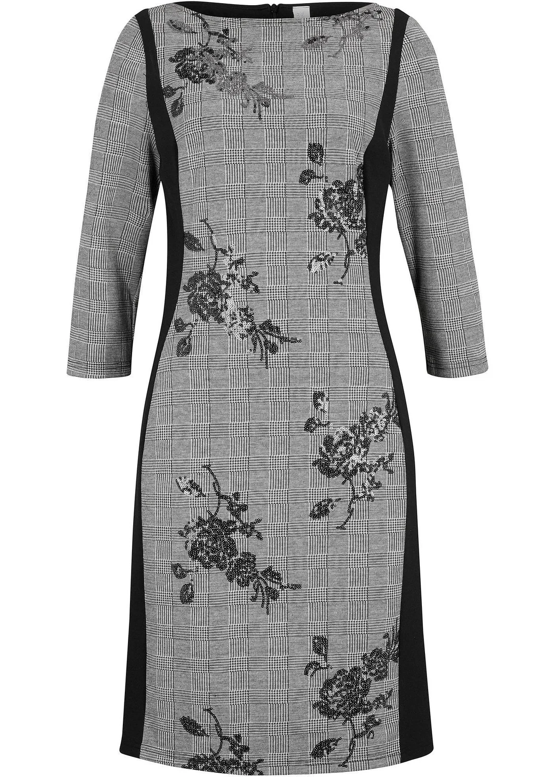 Robe fourreau avec sequins brodés