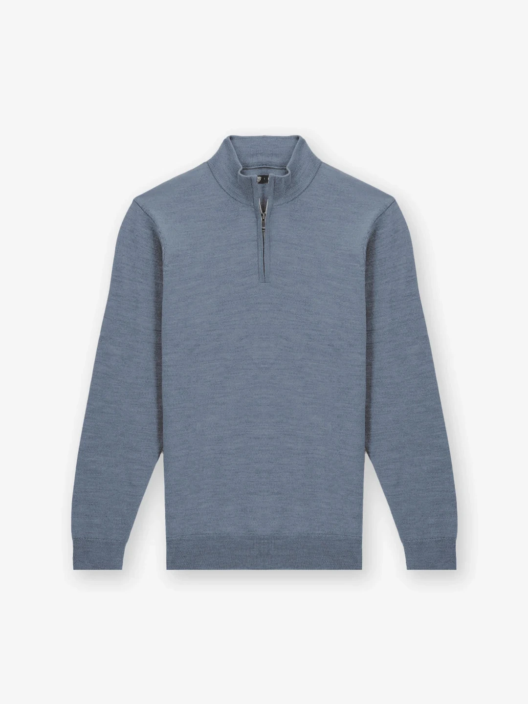 IZAC - Pull col zip indigo