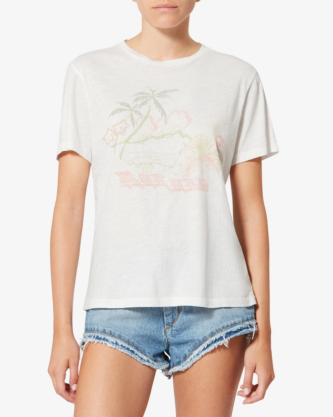 Tee Shirt Zewel - Femme - Rose - Taille XL - Marant Étoile - 5