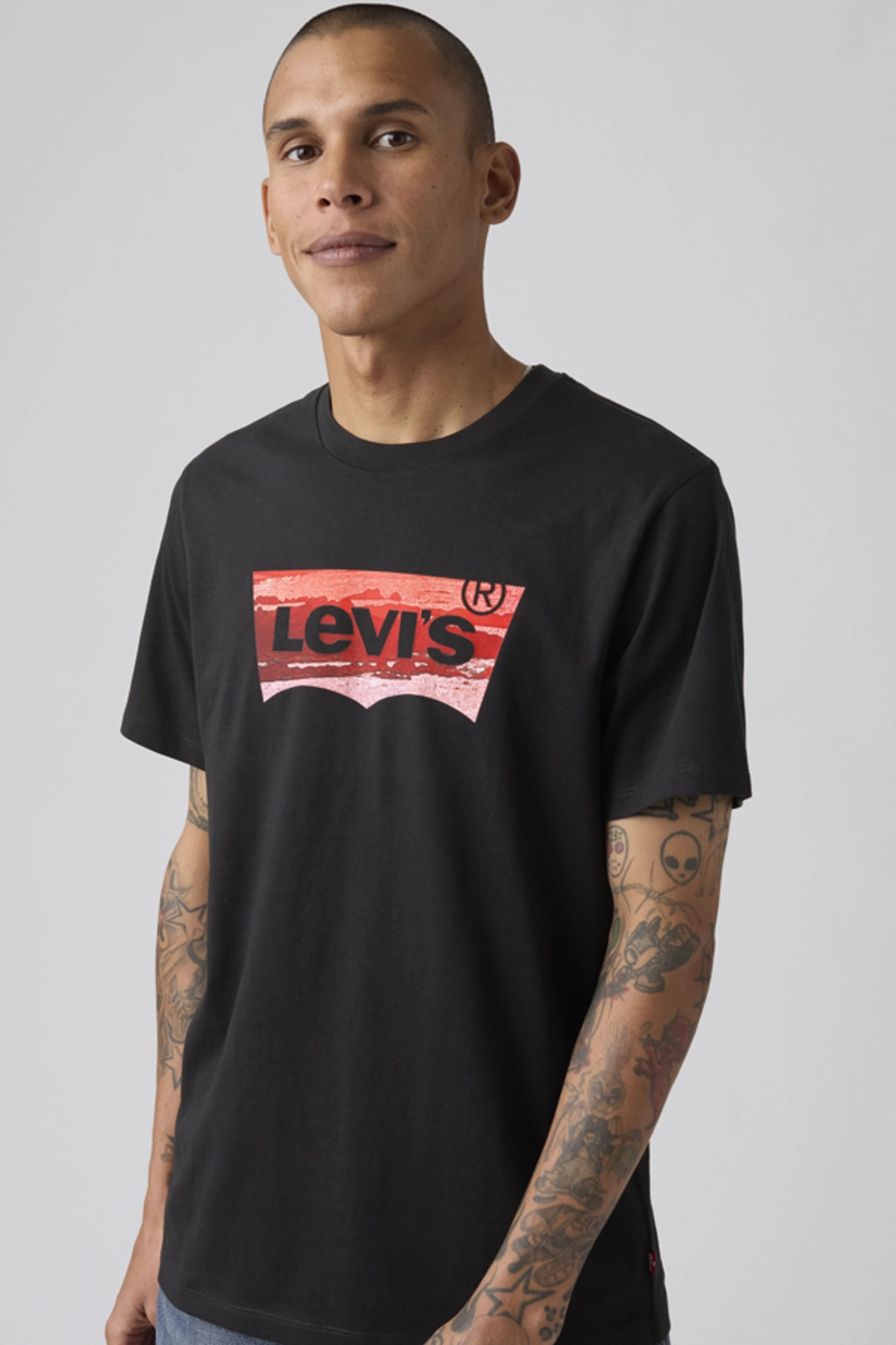 Levi's T Shirt Graphique Classic - Homme - Bleu / Dress Blues - 2XL