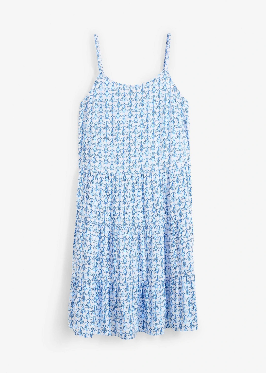 Robe fluide en viscose à fines bretelles