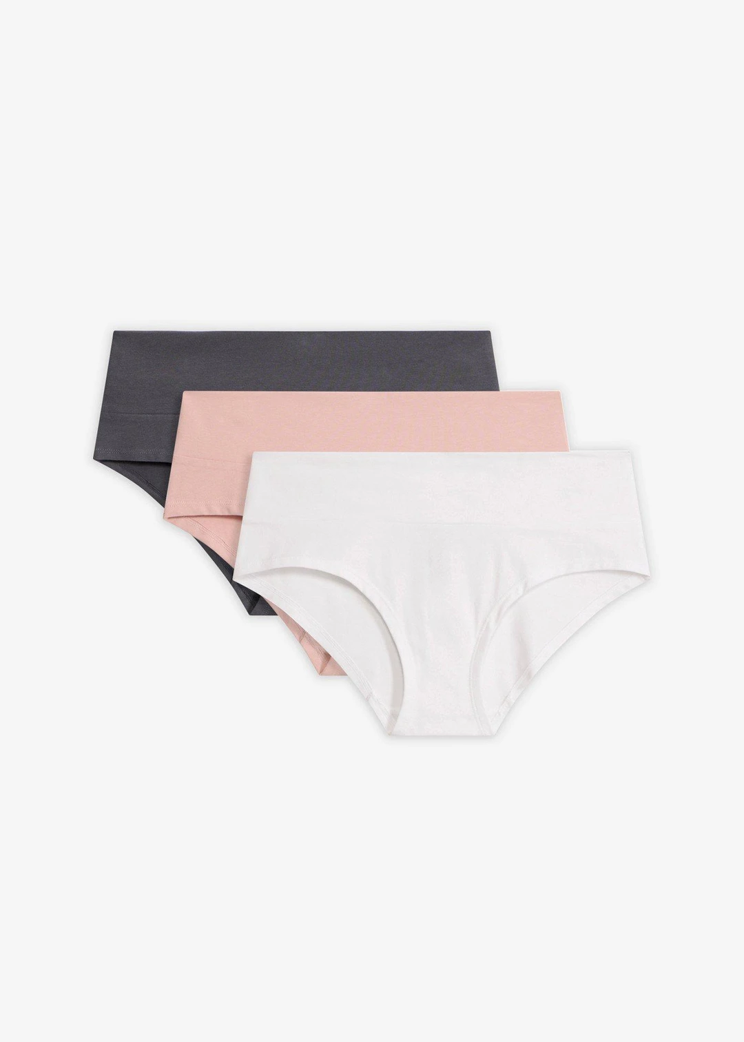 Lot de 3 culottes de grossesse coton