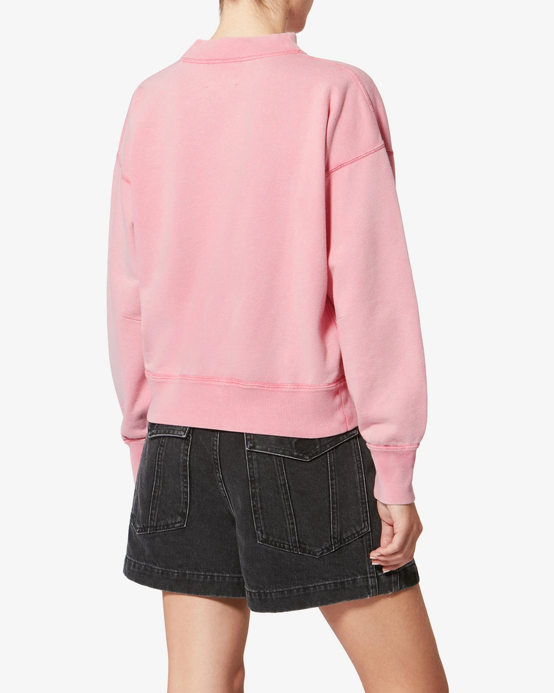 Sweat Shirt Moby - Femme - Bubblegum-bordeaux - Taille 42 - Marant Étoile - 3