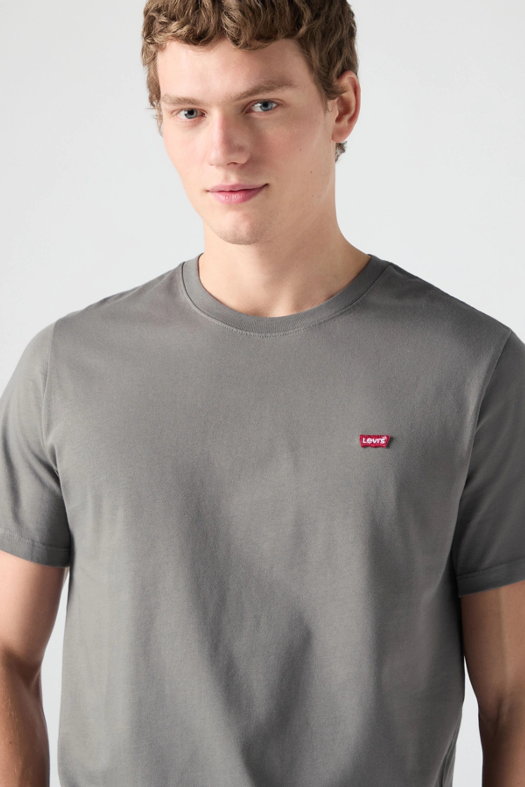 Levi's T Shirt Original Housemark - Homme - Gris / Smoked Pearl - 2XL - 2