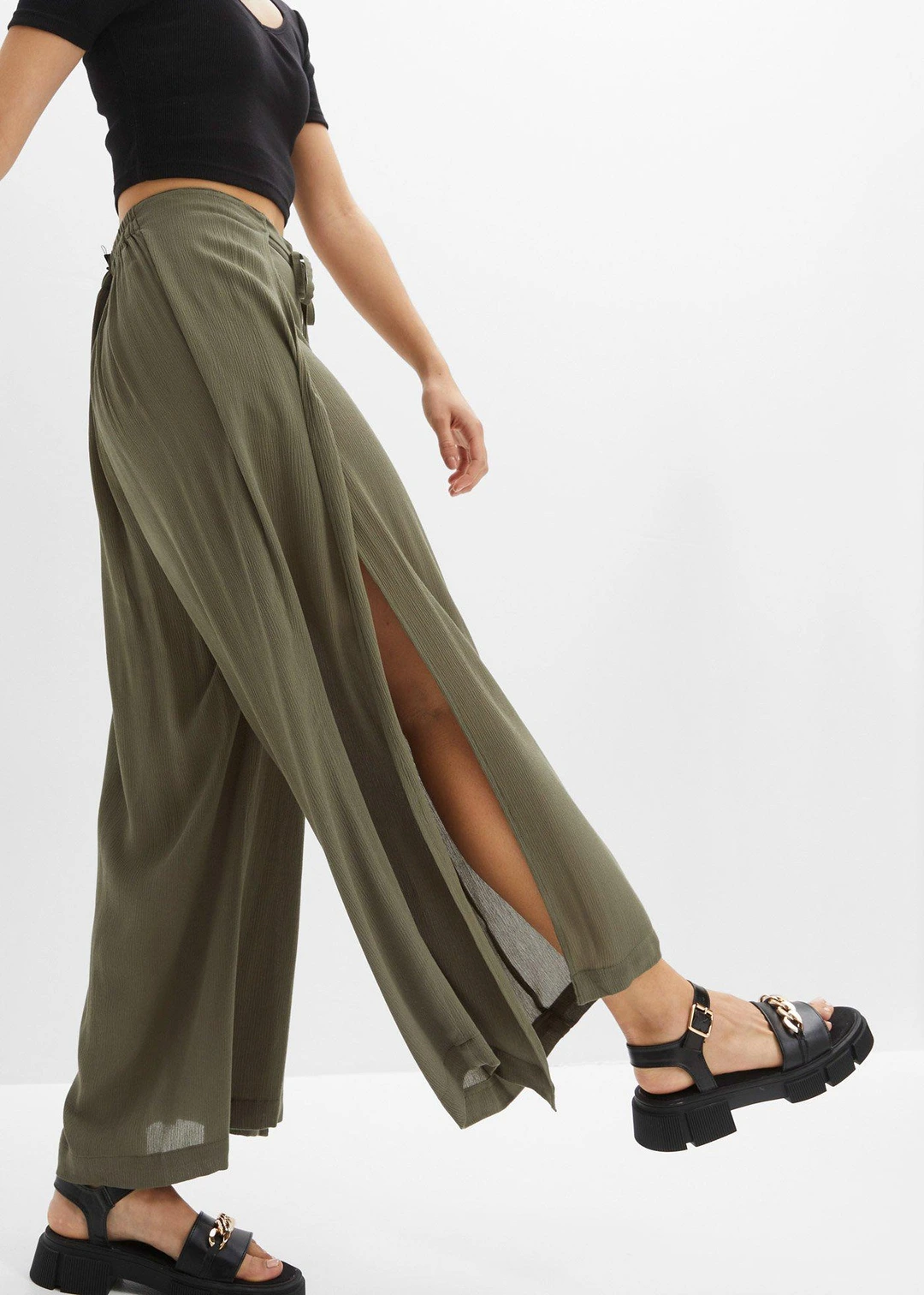 Pantalon fluide en viscose - 3