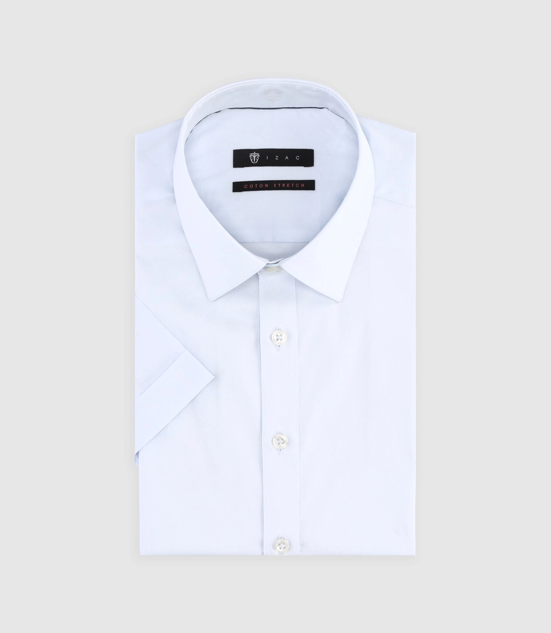 IZAC - Chemise à manches courtes bleu ciel MANGE