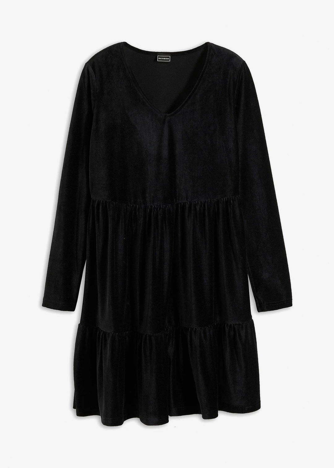 Robe courte en velours extensible