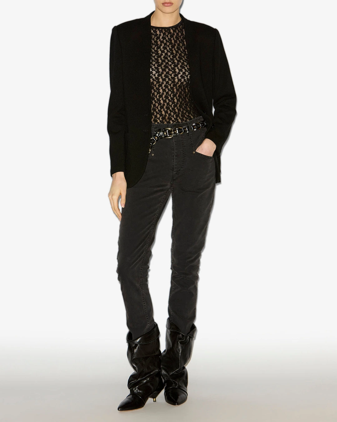 Veste Olivia - Femme - Noir - Taille 40 - 4