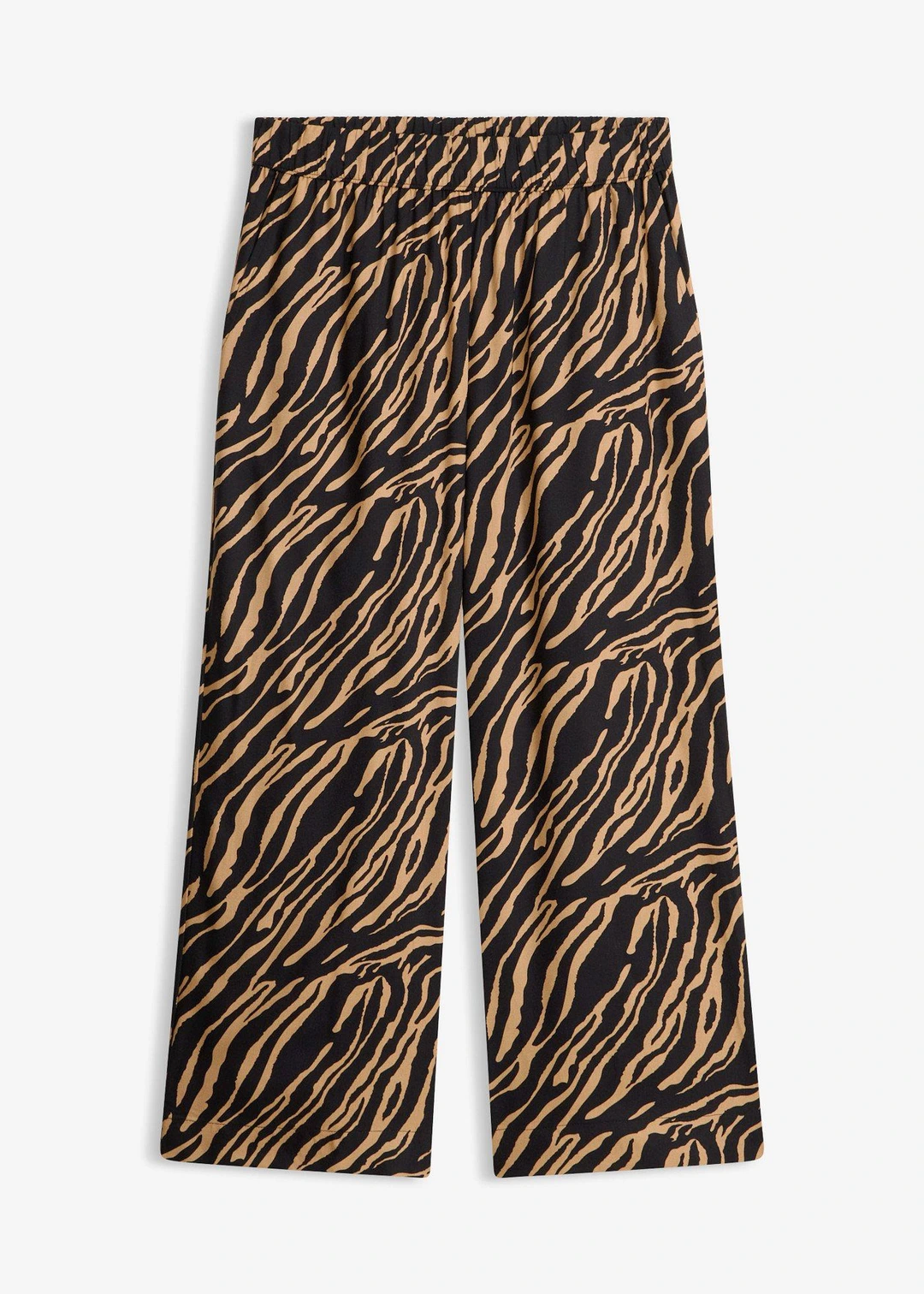 Pantalon en viscose, taille élastiquée