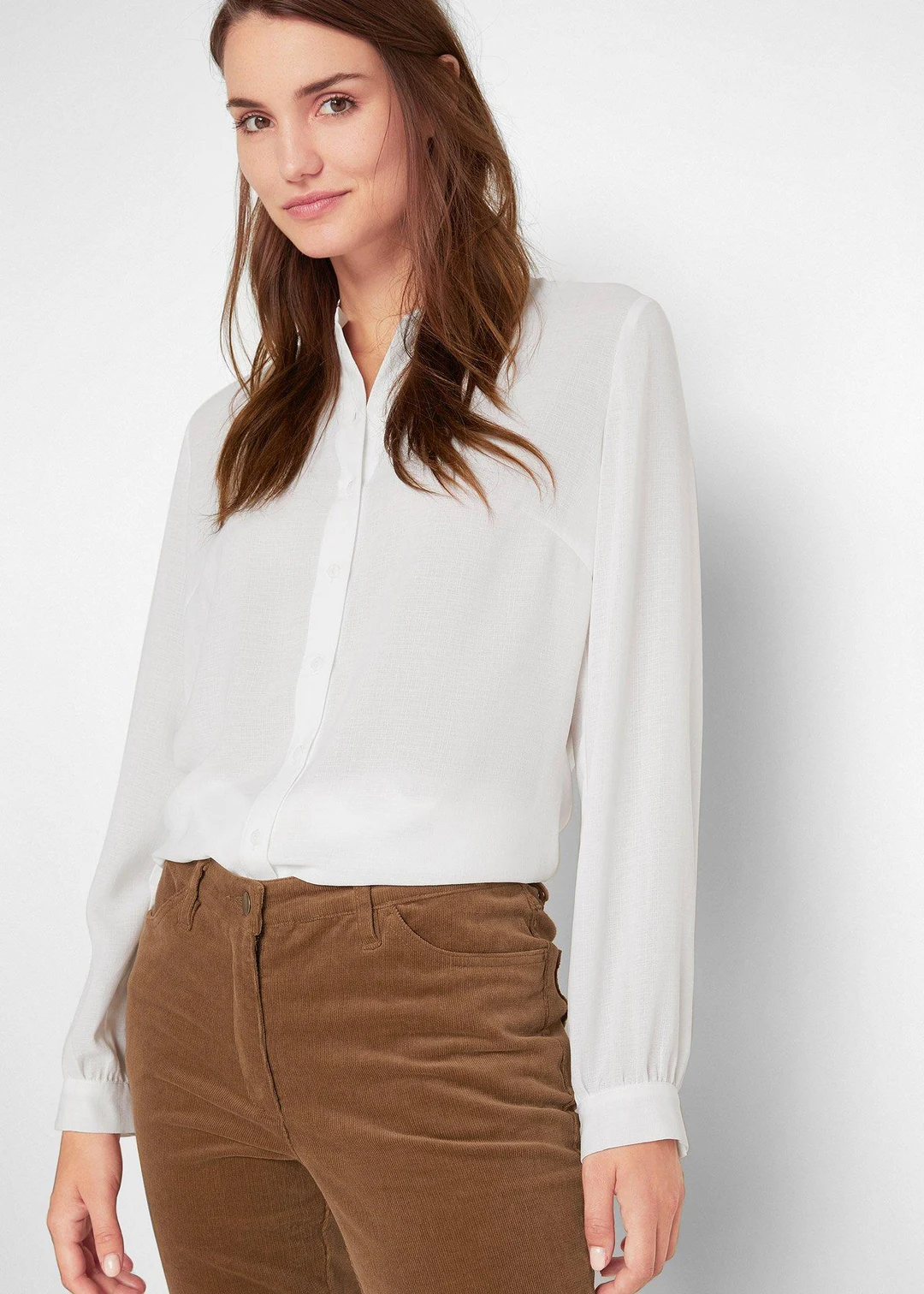 Pantalon extensible en velours côtelé - 3