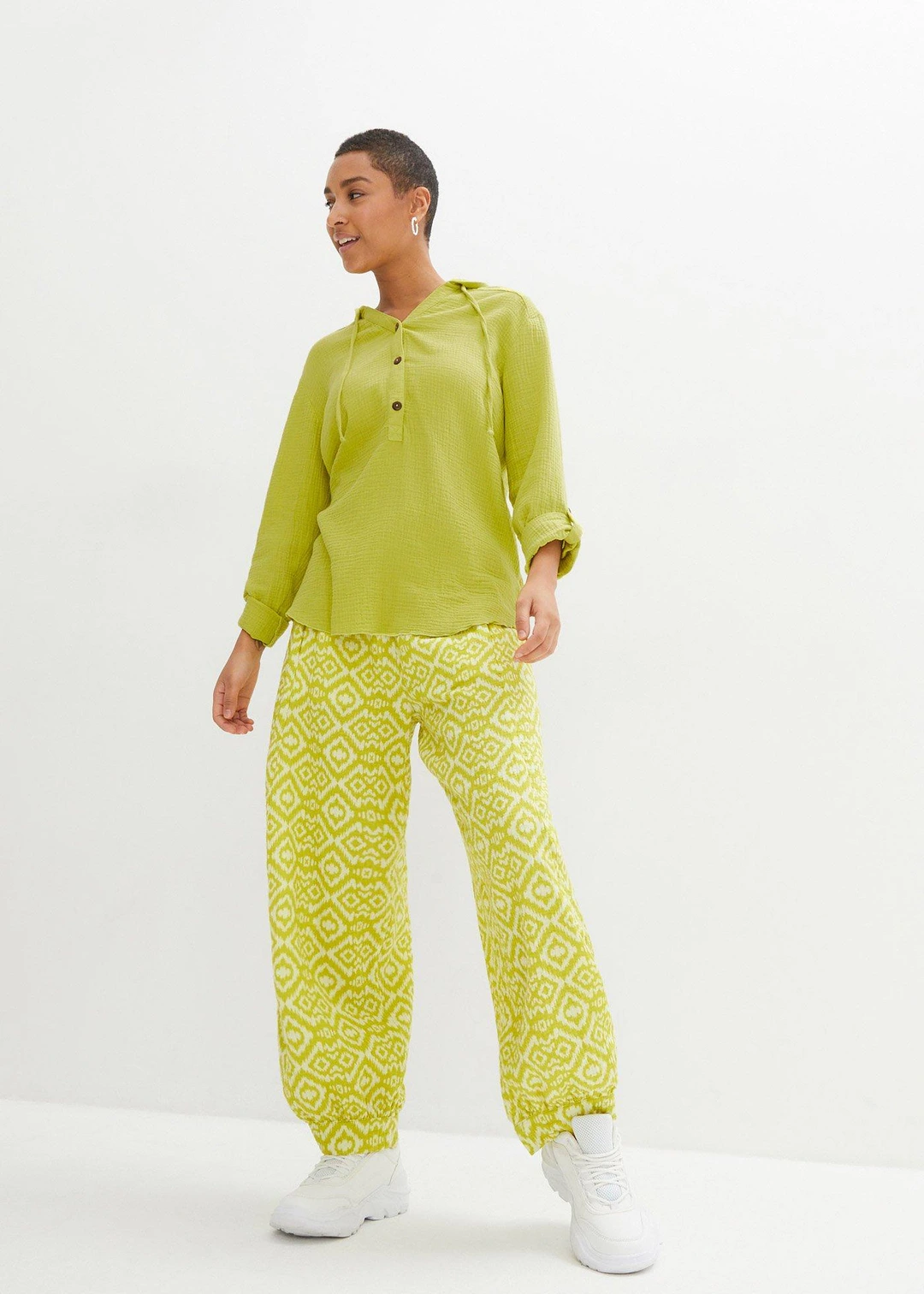 Blouse légère en gaze de coton