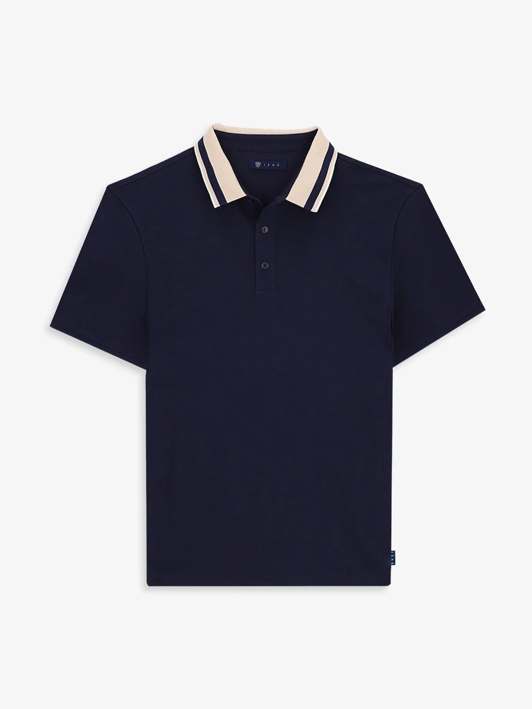 IZAC - Polo col boutonné marine