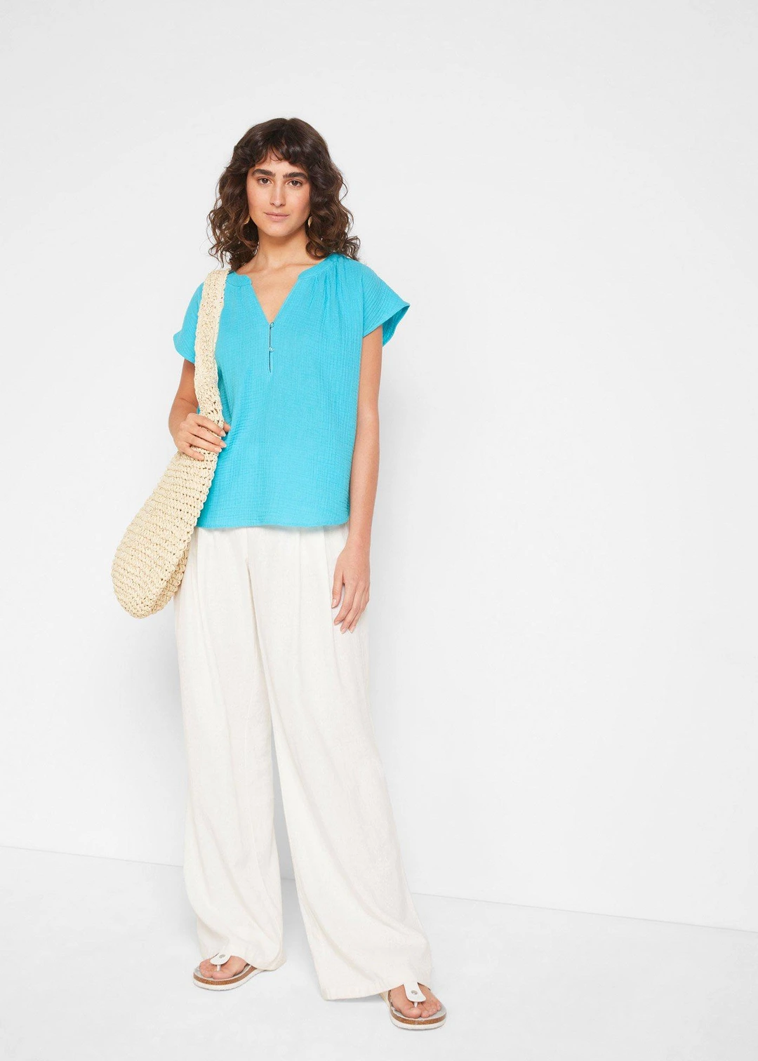 Blouse en gaze de coton - 2
