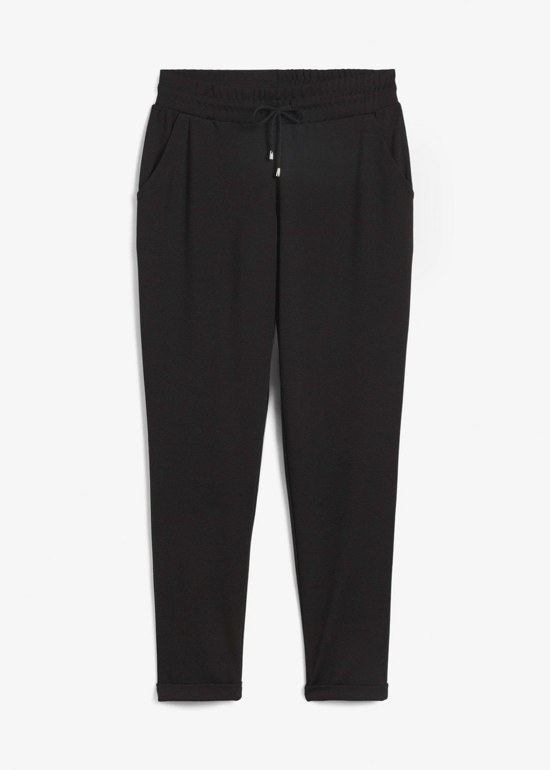 Pantalon à taille élastiquée en Punto di Roma confortable
