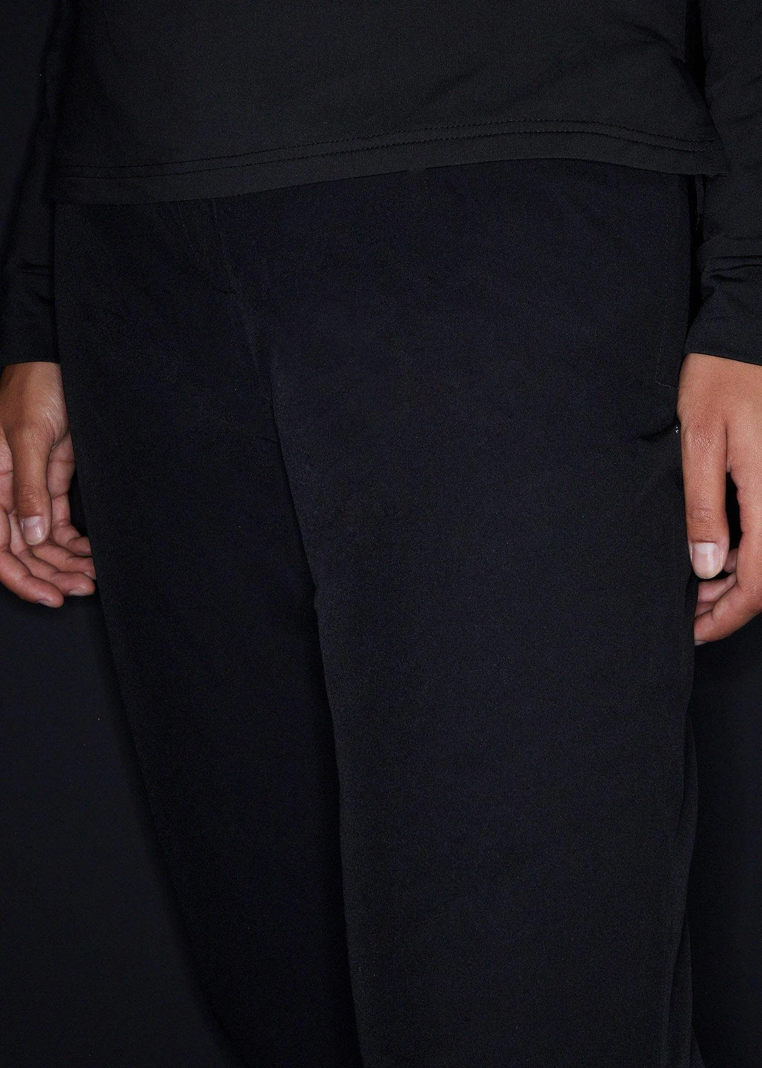 Pantalon chaud avec doublure polaire et taille élastiquée, imperméable - 3