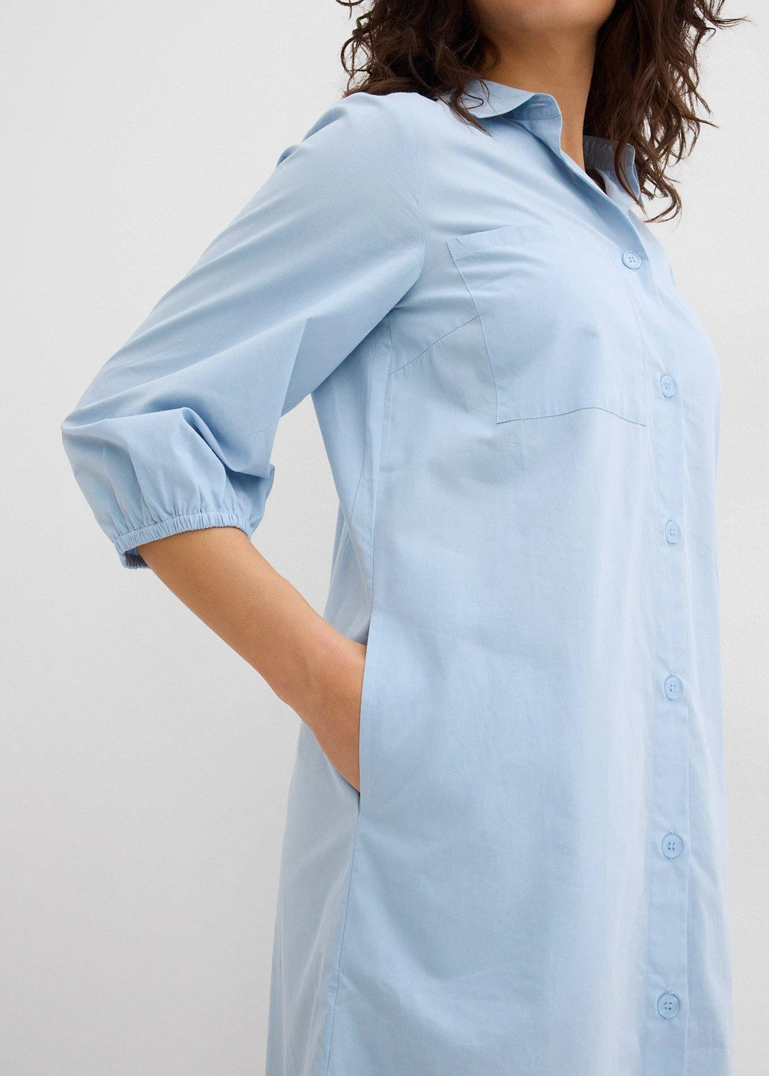 Robe-chemise légère en coton - 3