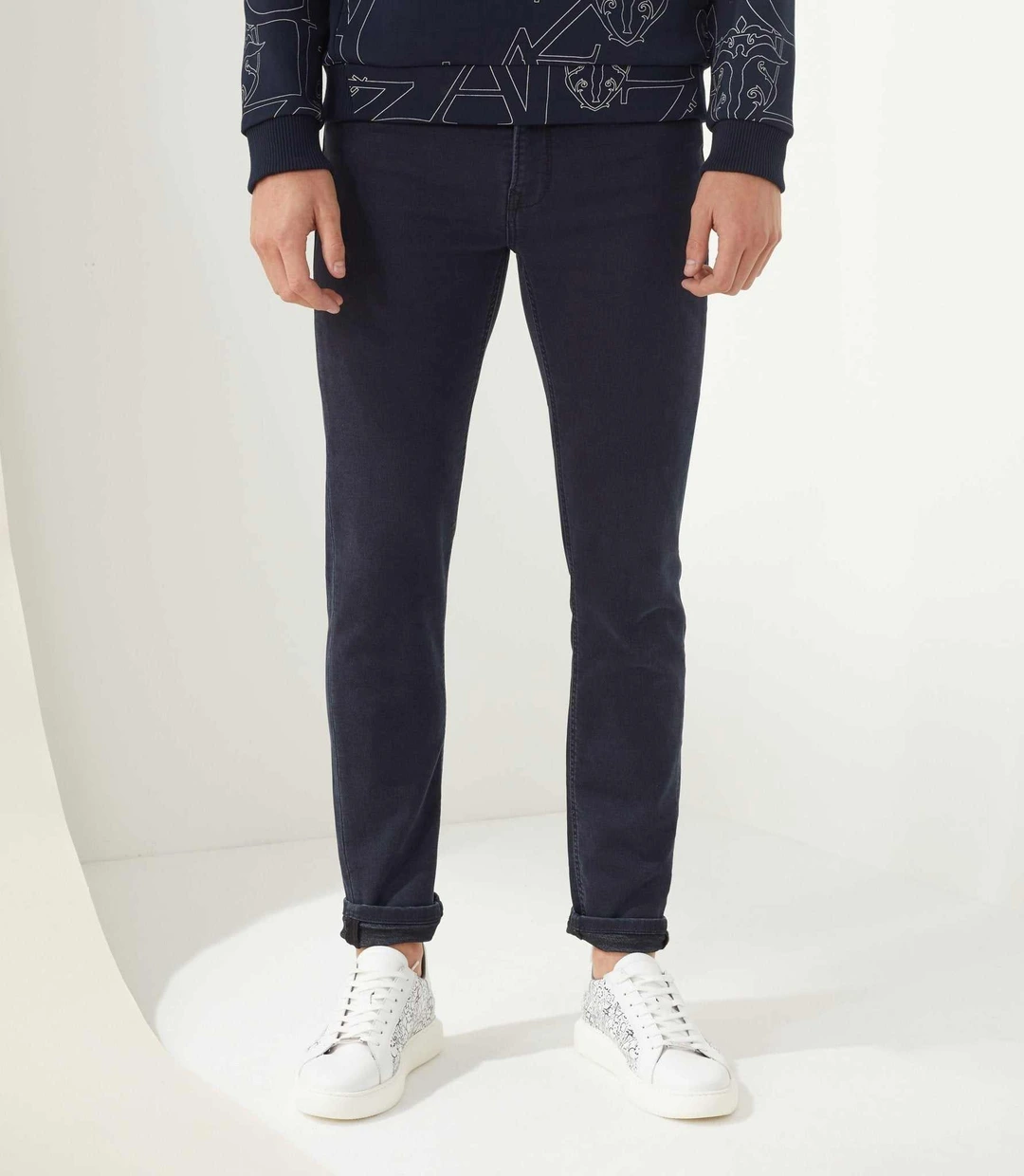 IZAC - Jean slim marine ''Pilote''