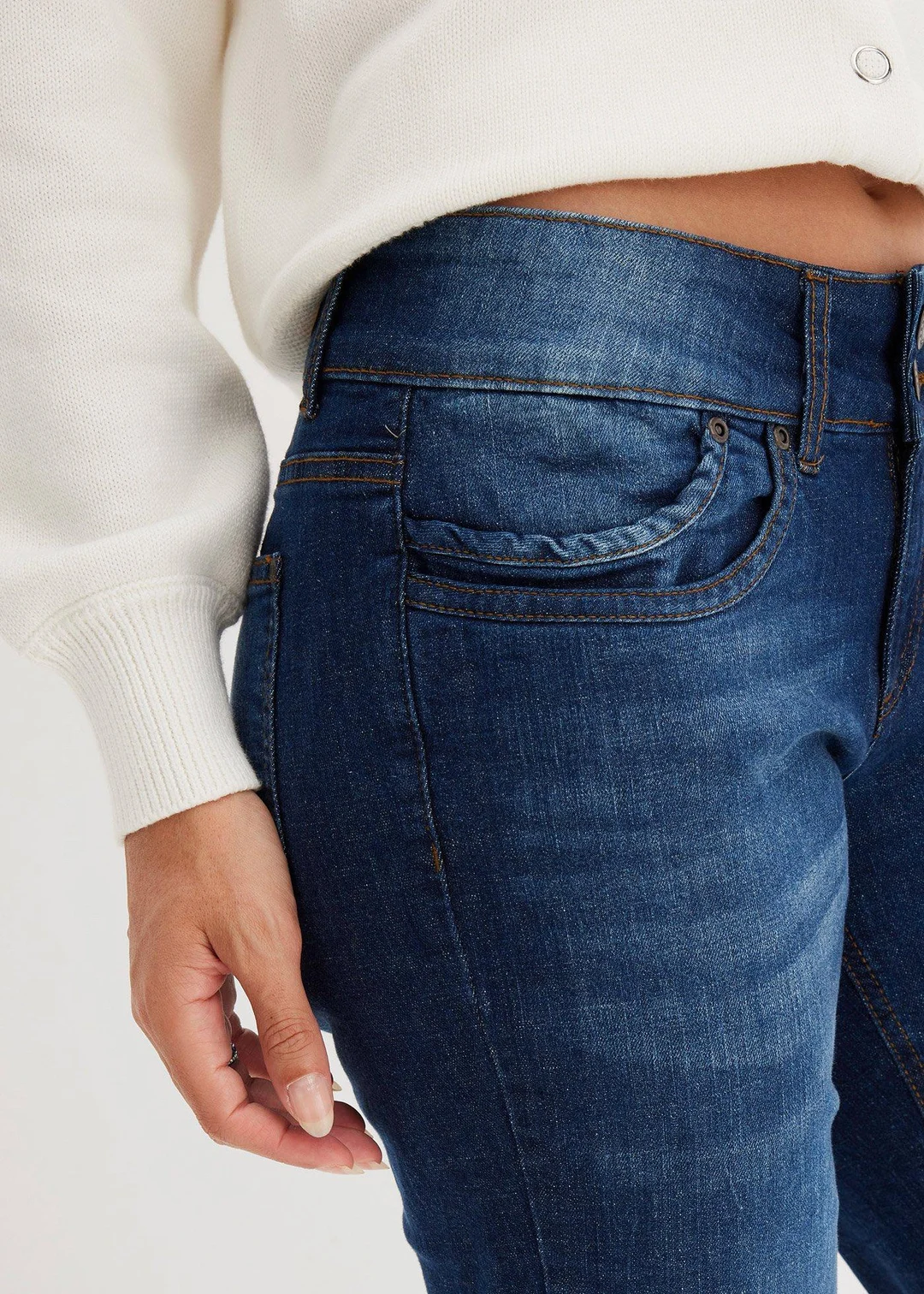 Jean mom taille mi-haute - 3