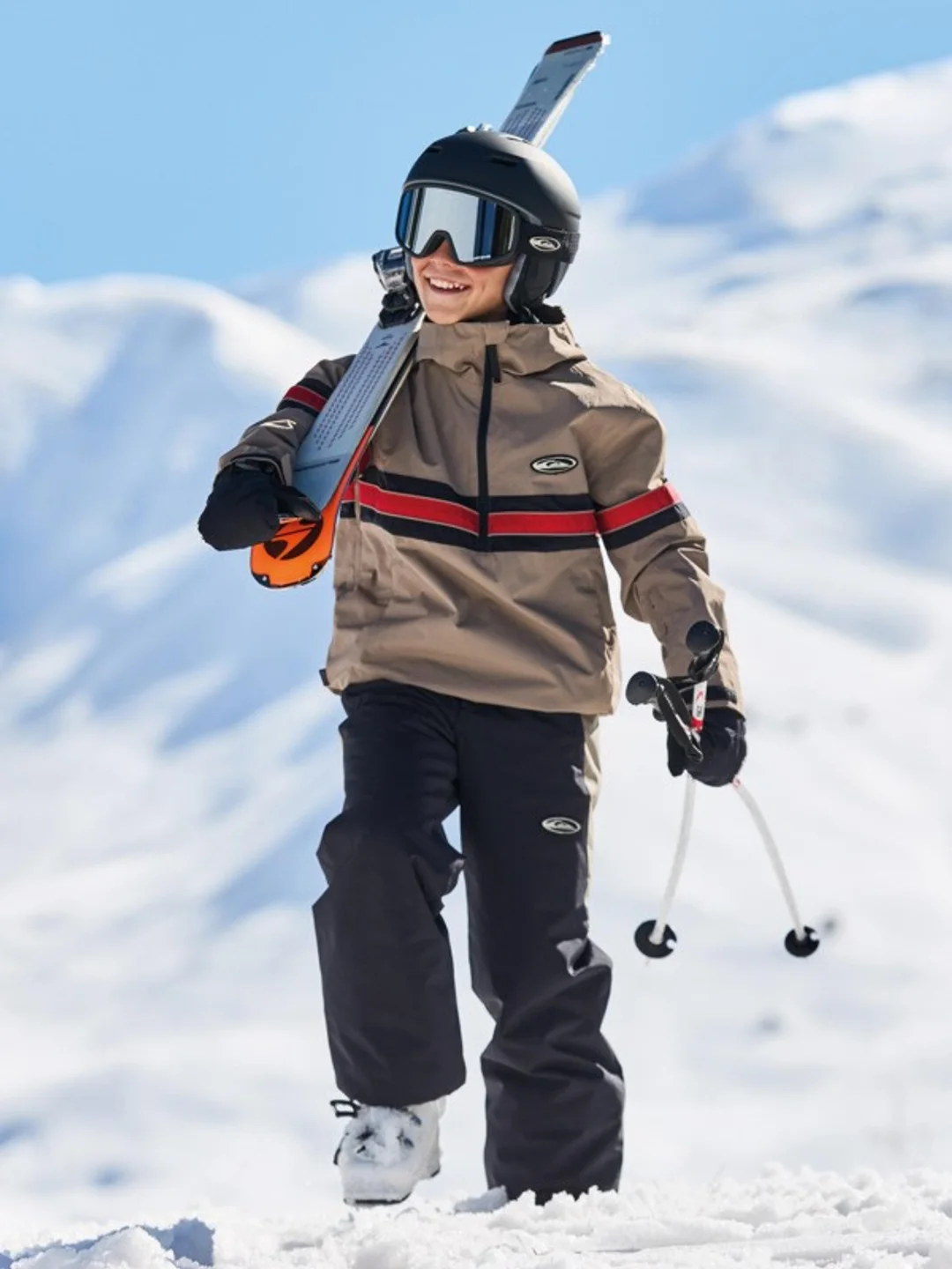 Steeze - Veste de snow technique pour Garçon 8-16 ans Beige