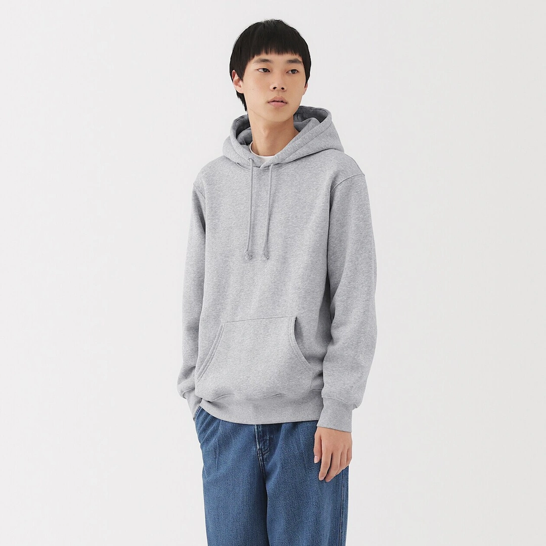 Sweatshirt à capuche en coton mélangé pour homme