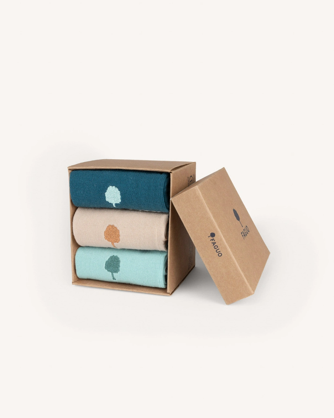 Lot de chaussettes écru et lichen - SOCKS x3 - 2