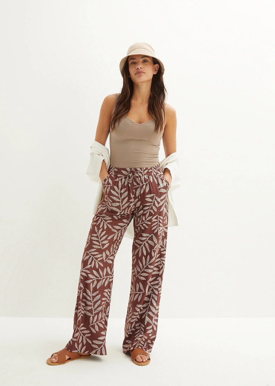 Pantalon palazzo en viscose - 2