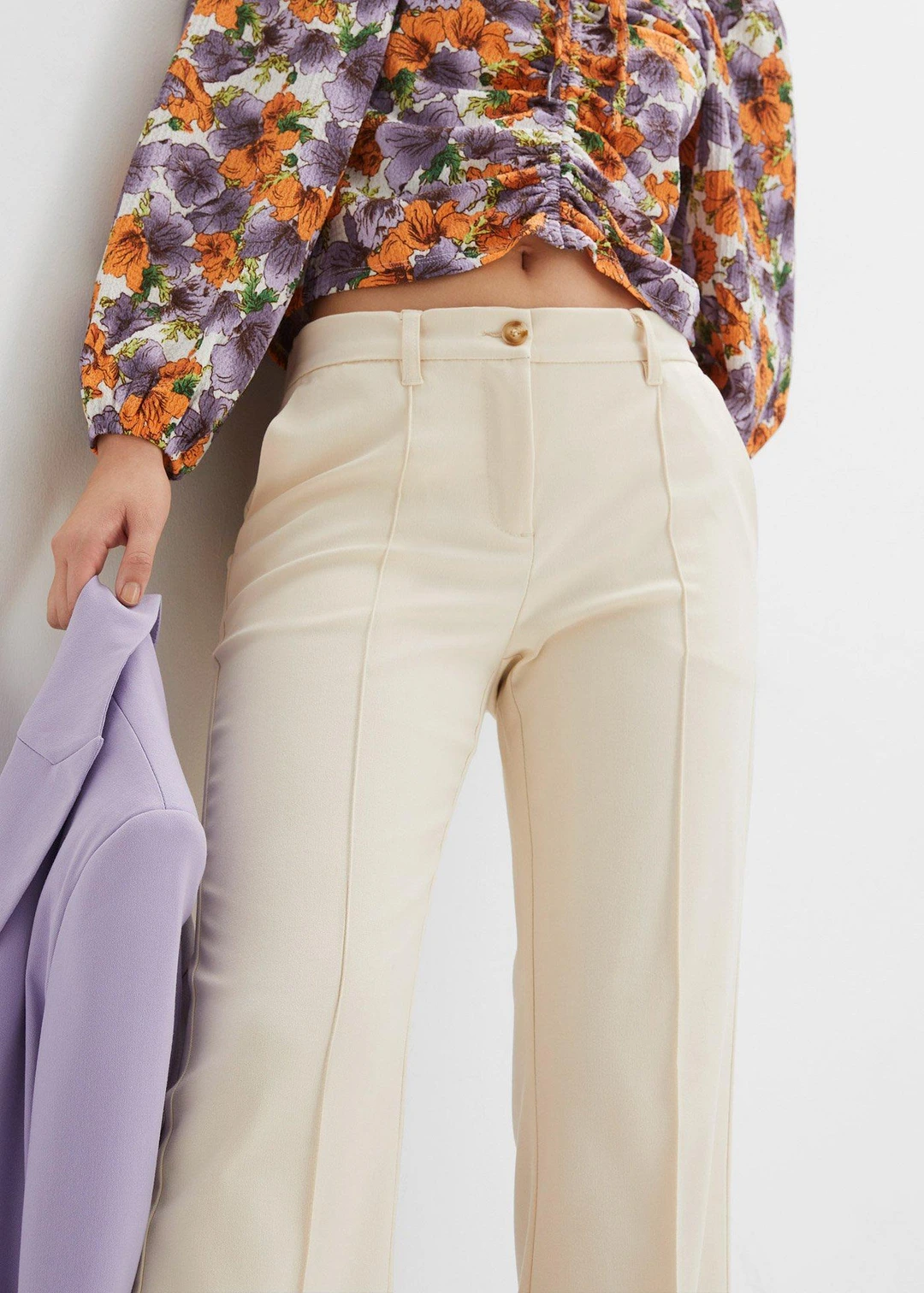 Pantalon de tailleur, jambe évasée - 3