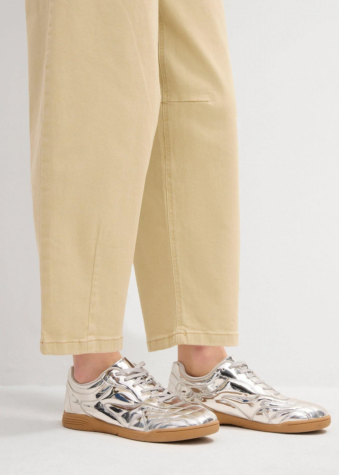 Pantalon en twill de coton extensible - 3