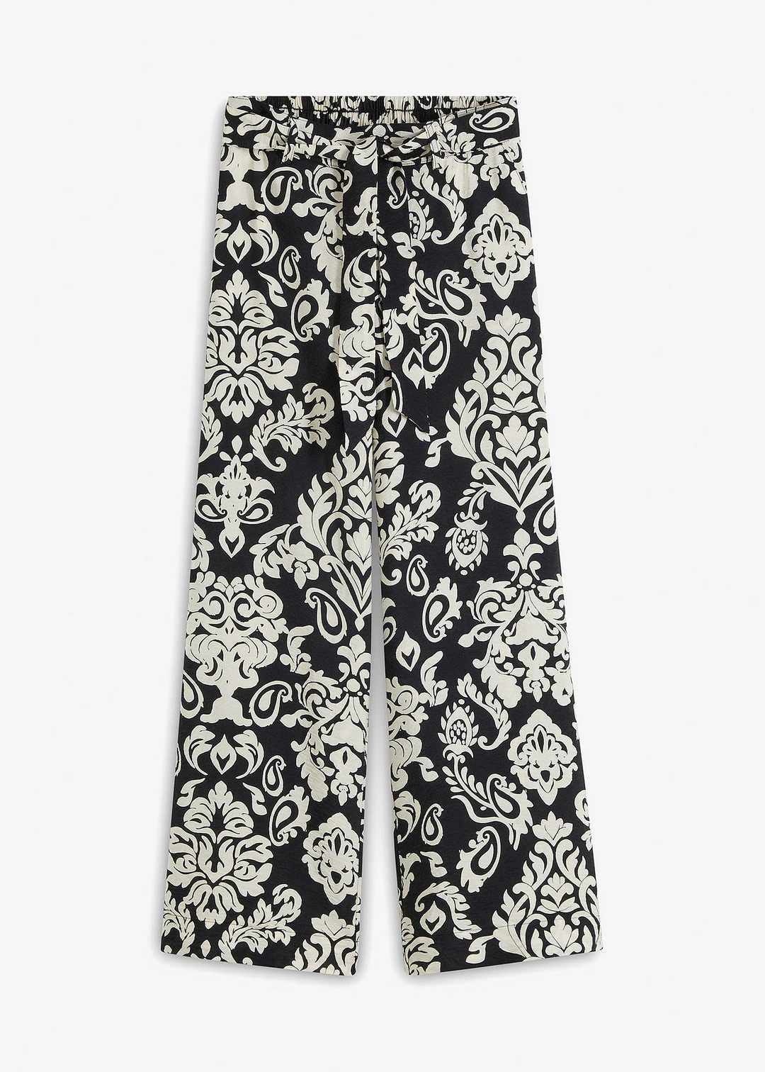 Pantalon palazzo à taille confortable