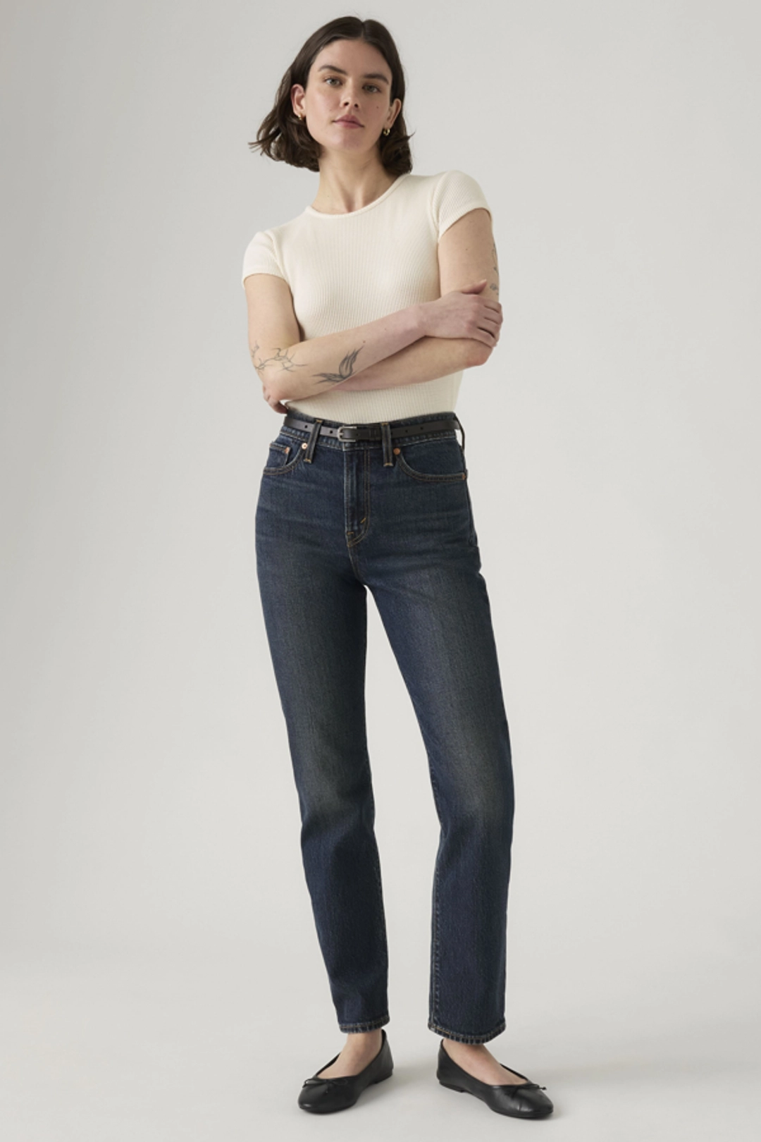 Levi's Jean Slim Wedgie - Femme - Noir / After Hours Night - 34X30