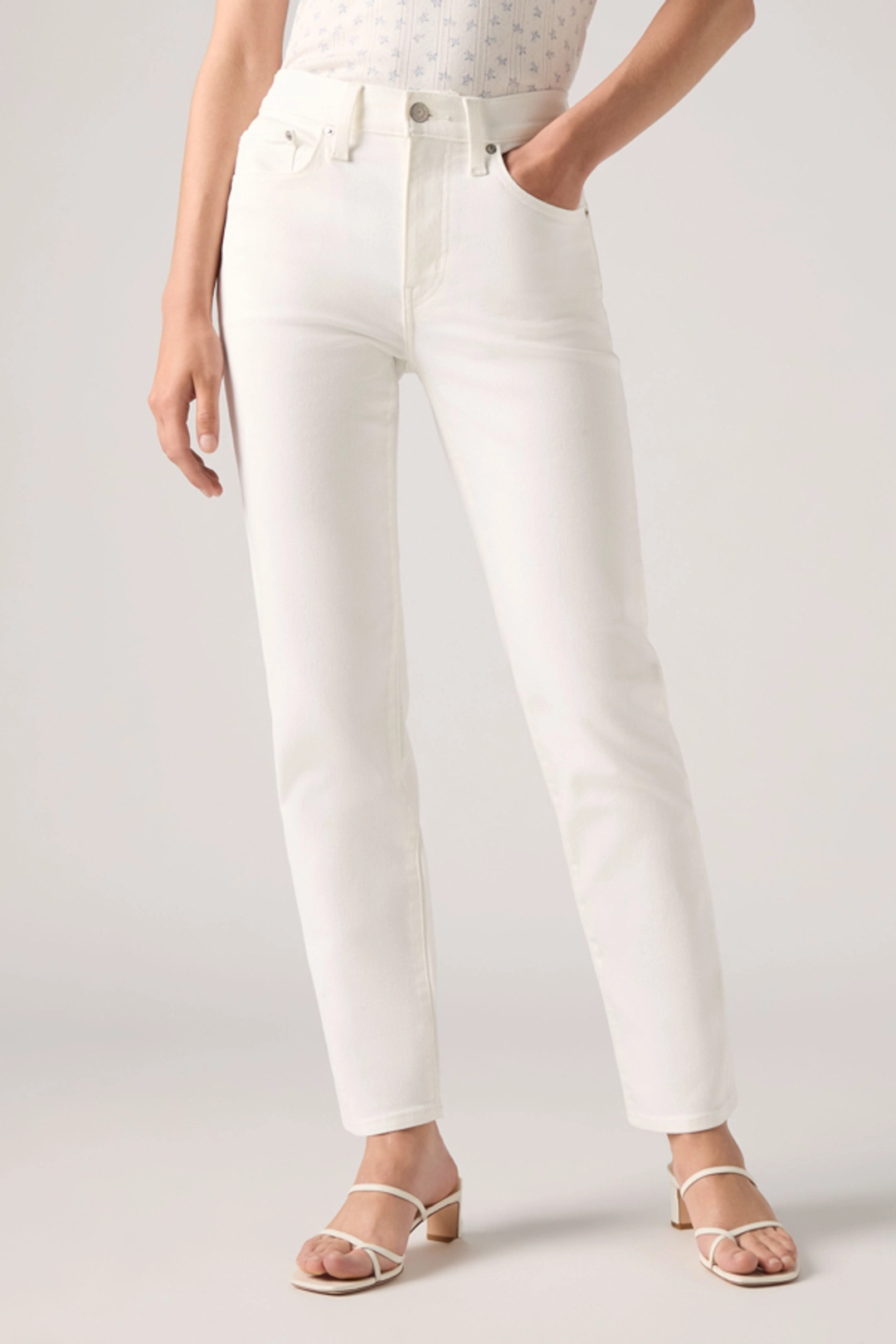 Levi's Jean 724 Taille Haute Droit - Femme - Bleu / Blue Wave Mid - 30X30 - 2