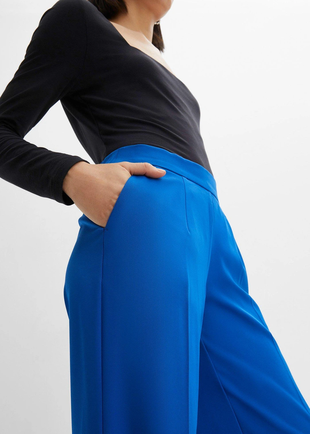 Pantalon large à pinces - 3