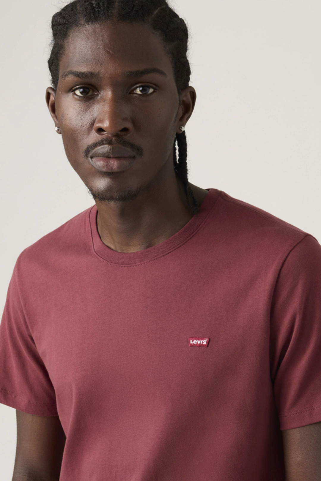 Levi's T Shirt Original Housemark - Homme - Rouge / Oxblood Red - 2XL - 2