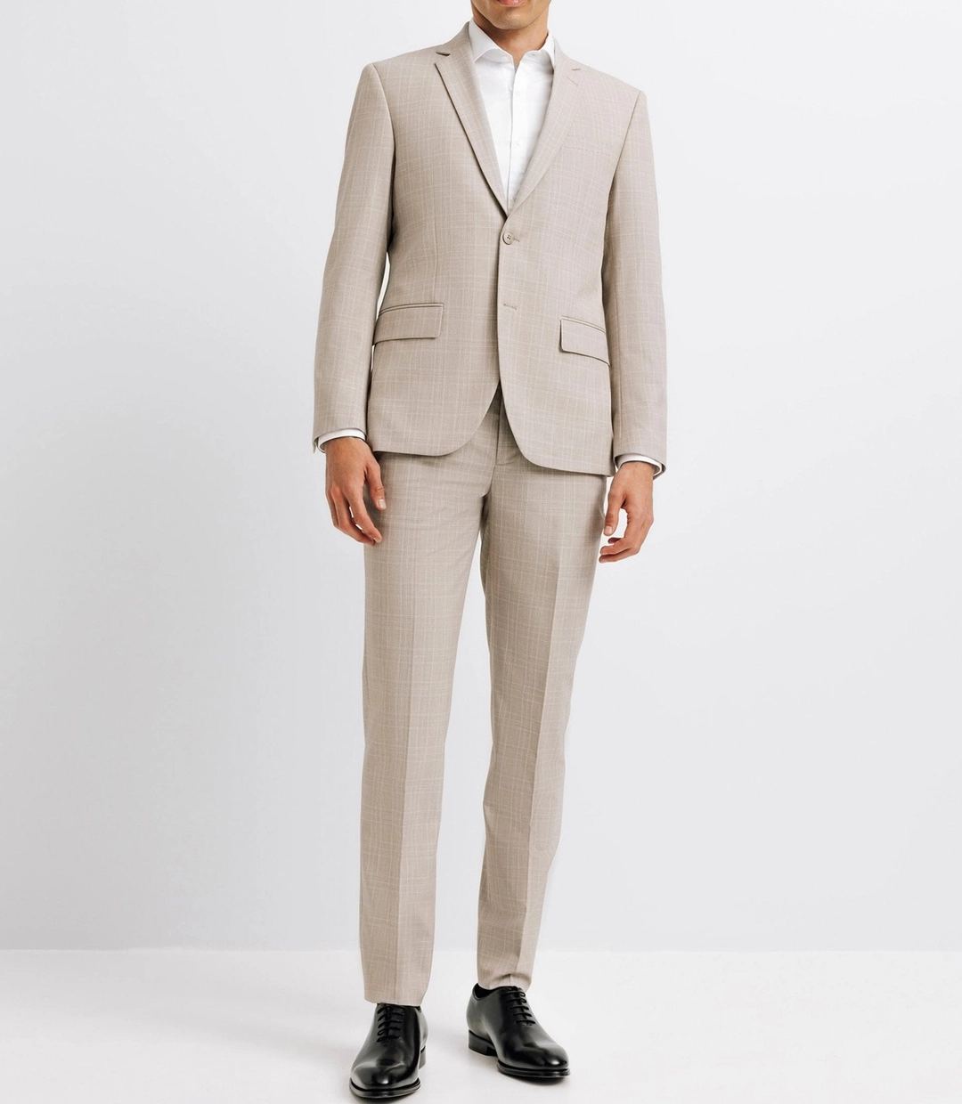 IZAC - Veste ville séparable esprit prince de galles beige