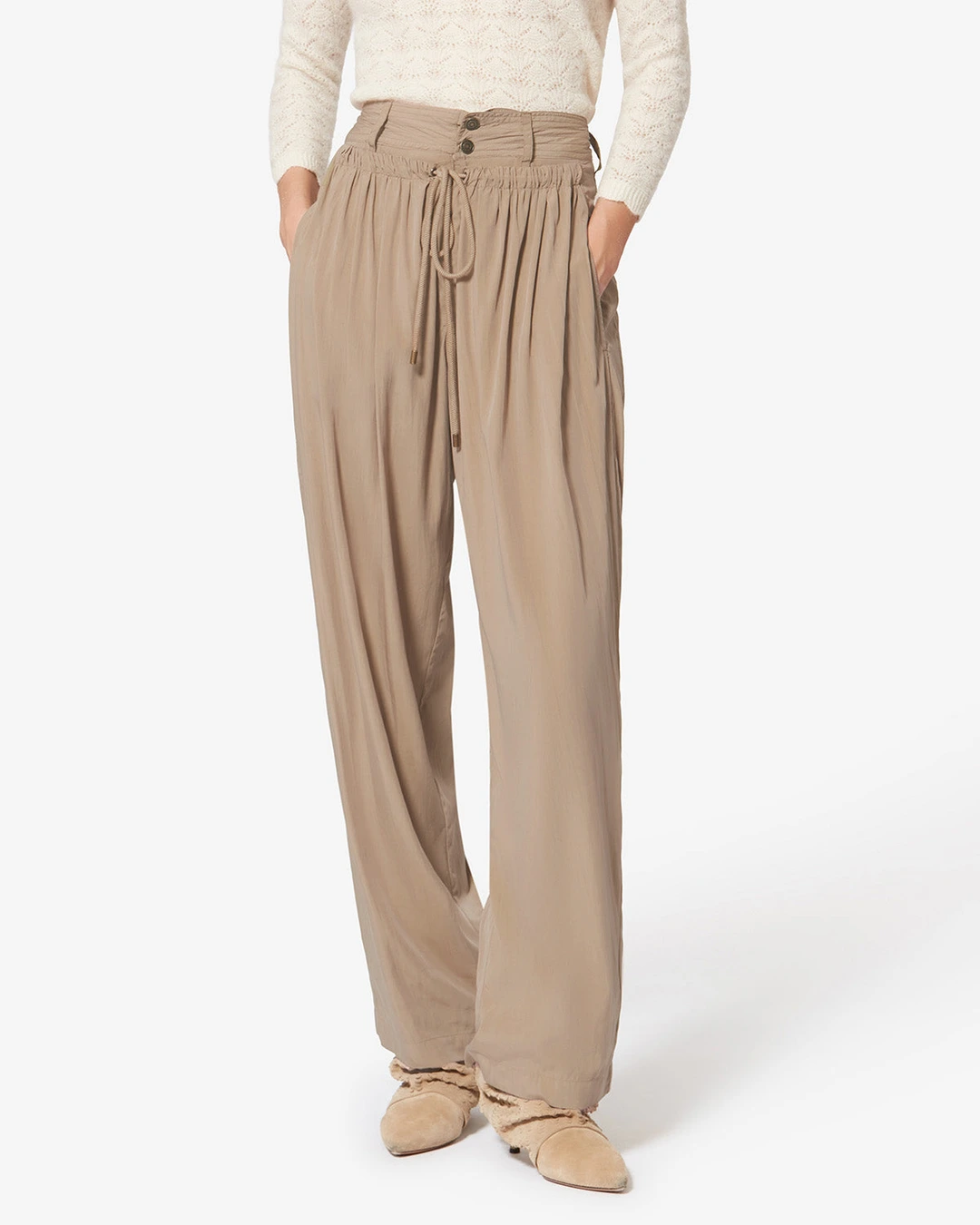 Pantalon Inaya - Femme - Kaki - Taille 42 - 5