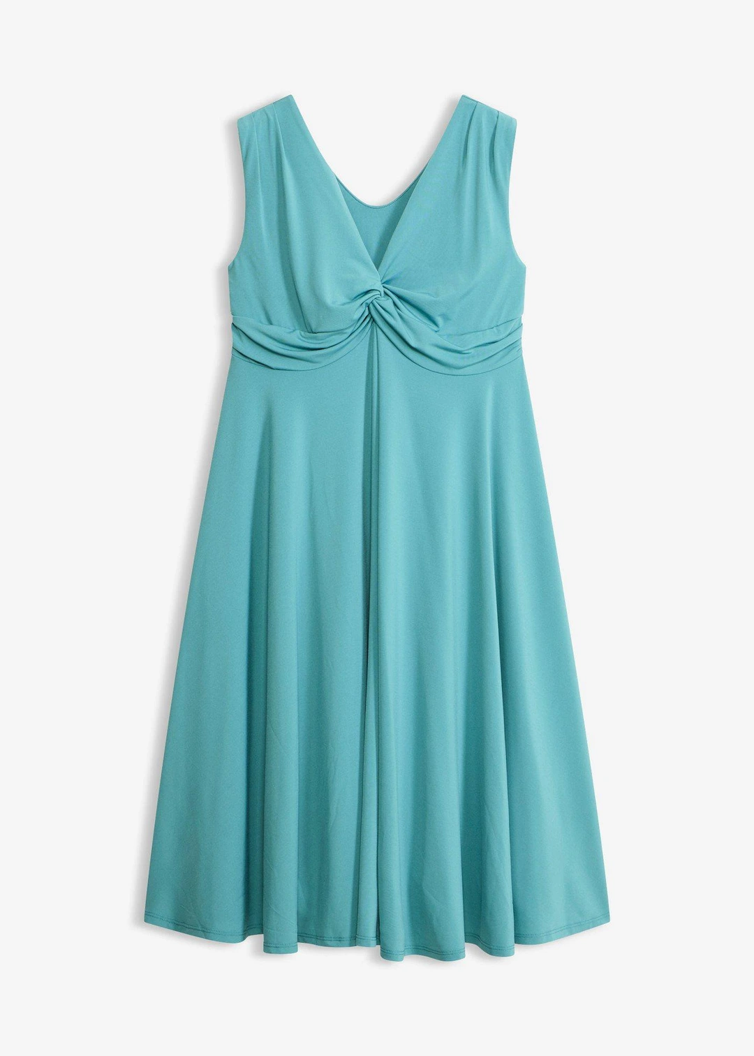 Robe en jersey avec décolleté en V
