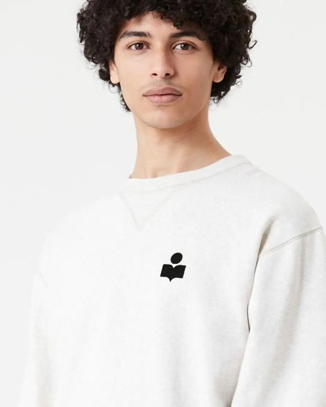 Sweatshirt Mike - Homme - Écru - Taille XL - 2