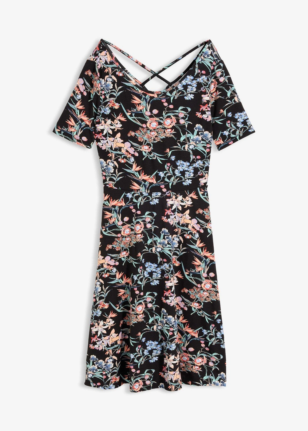 Robe en jersey coupe trapèze