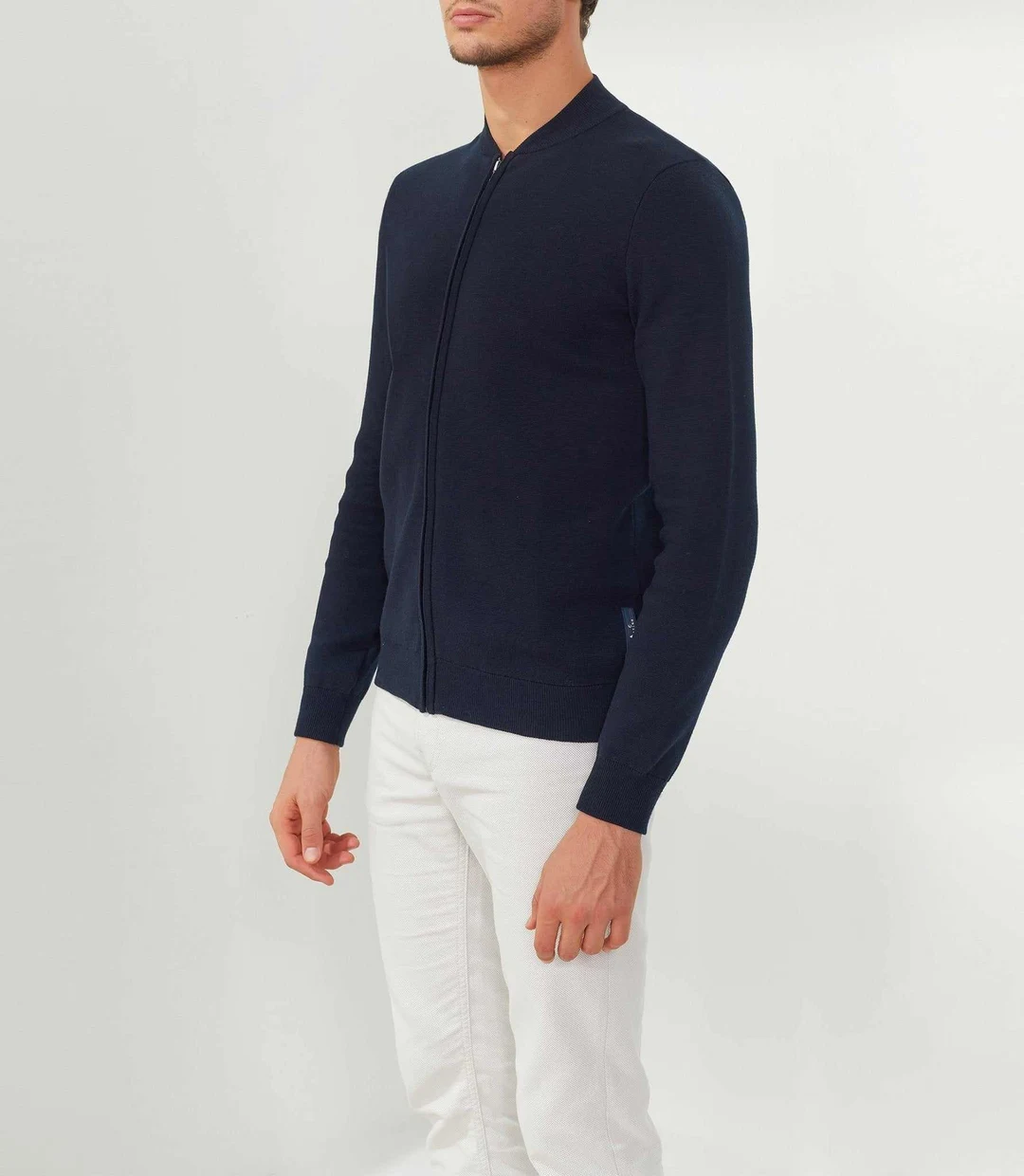 IZAC - Gilet full zip style campus marine ''Forbert''