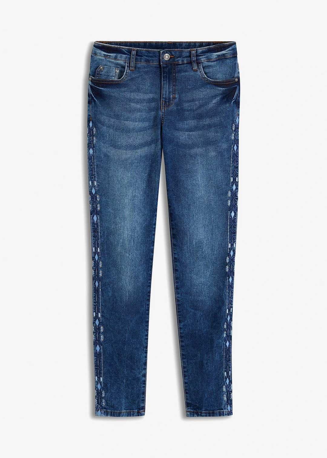 Jean skinny taille mi-haute, extensible