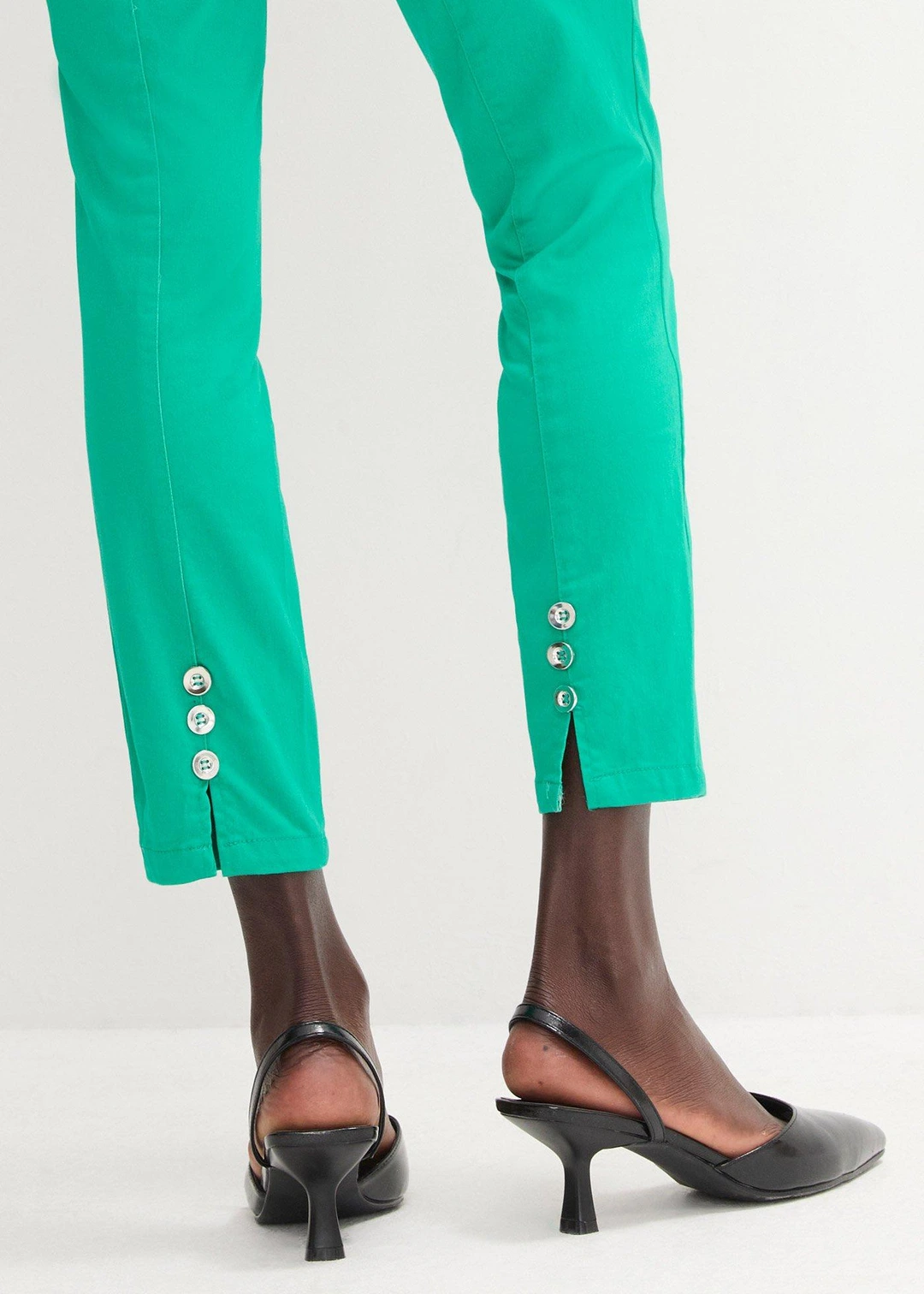 Pantalon en coton extensible - 3