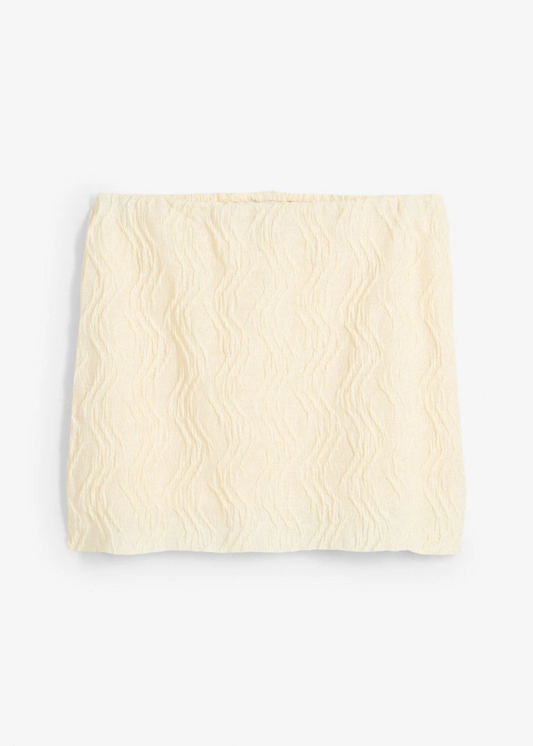 Mini-jupe texturée