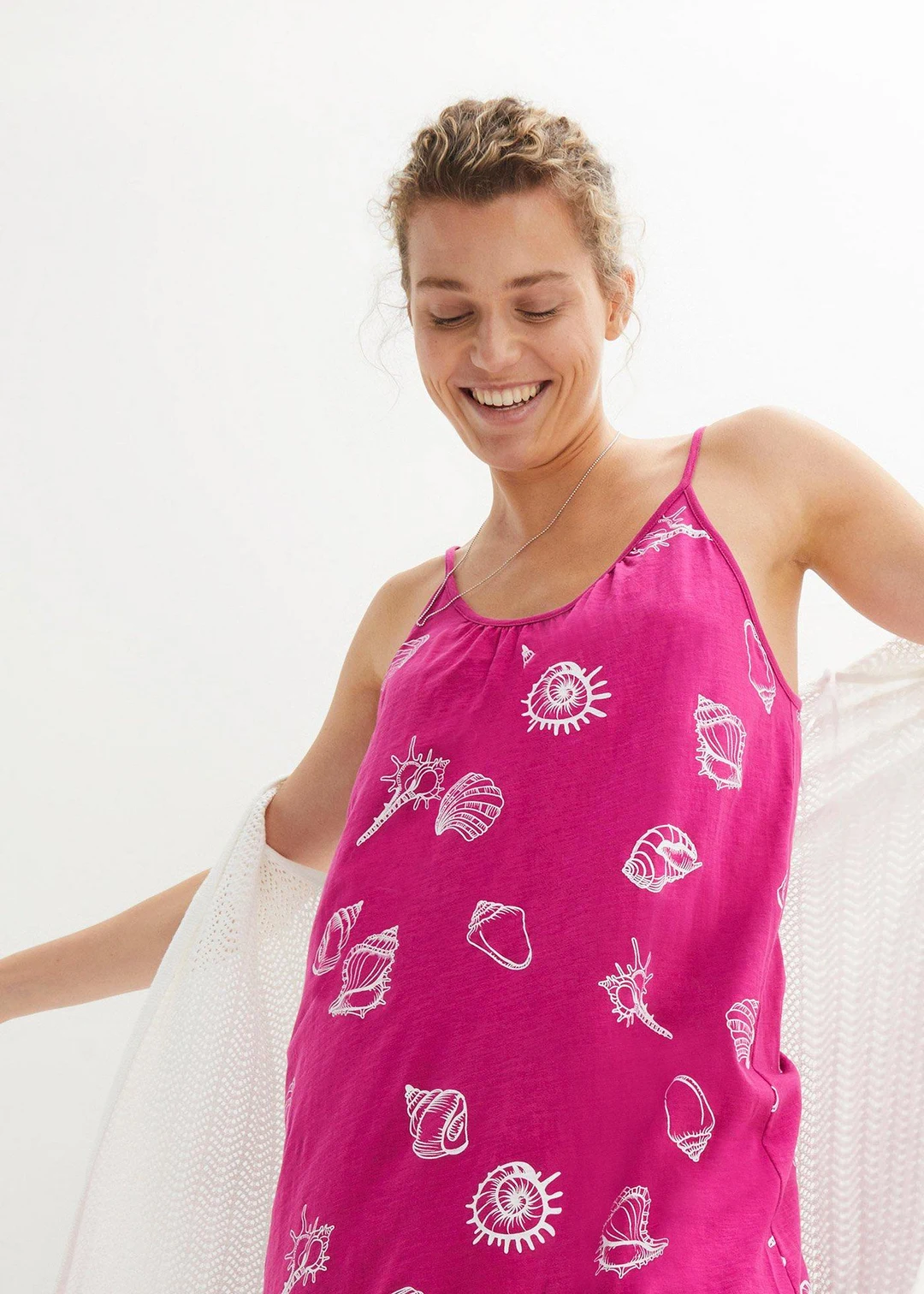 Robe débardeur en jersey coton
