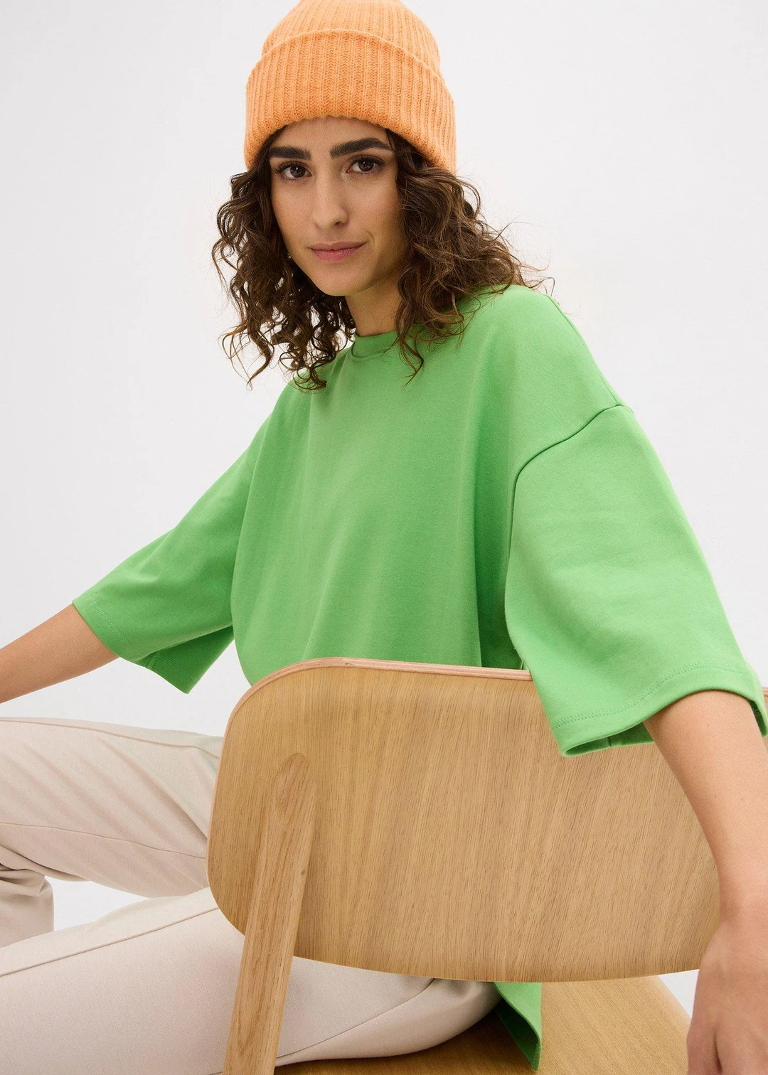 T-shirt long en interlock - 3