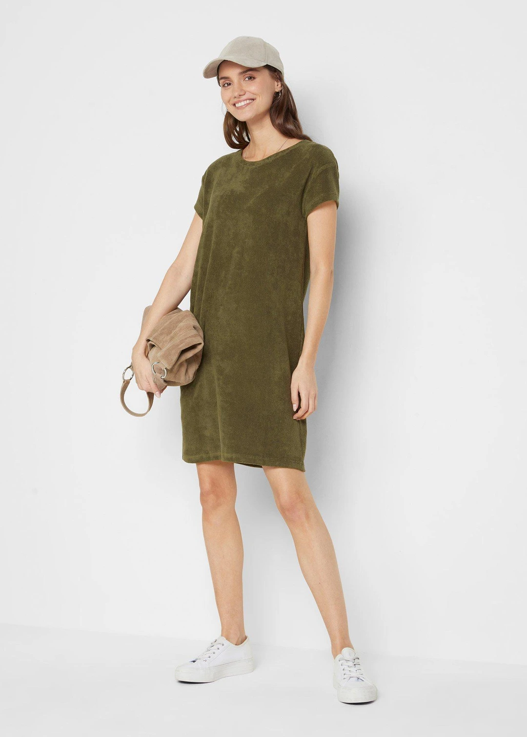 Robe en jersey éponge - 2