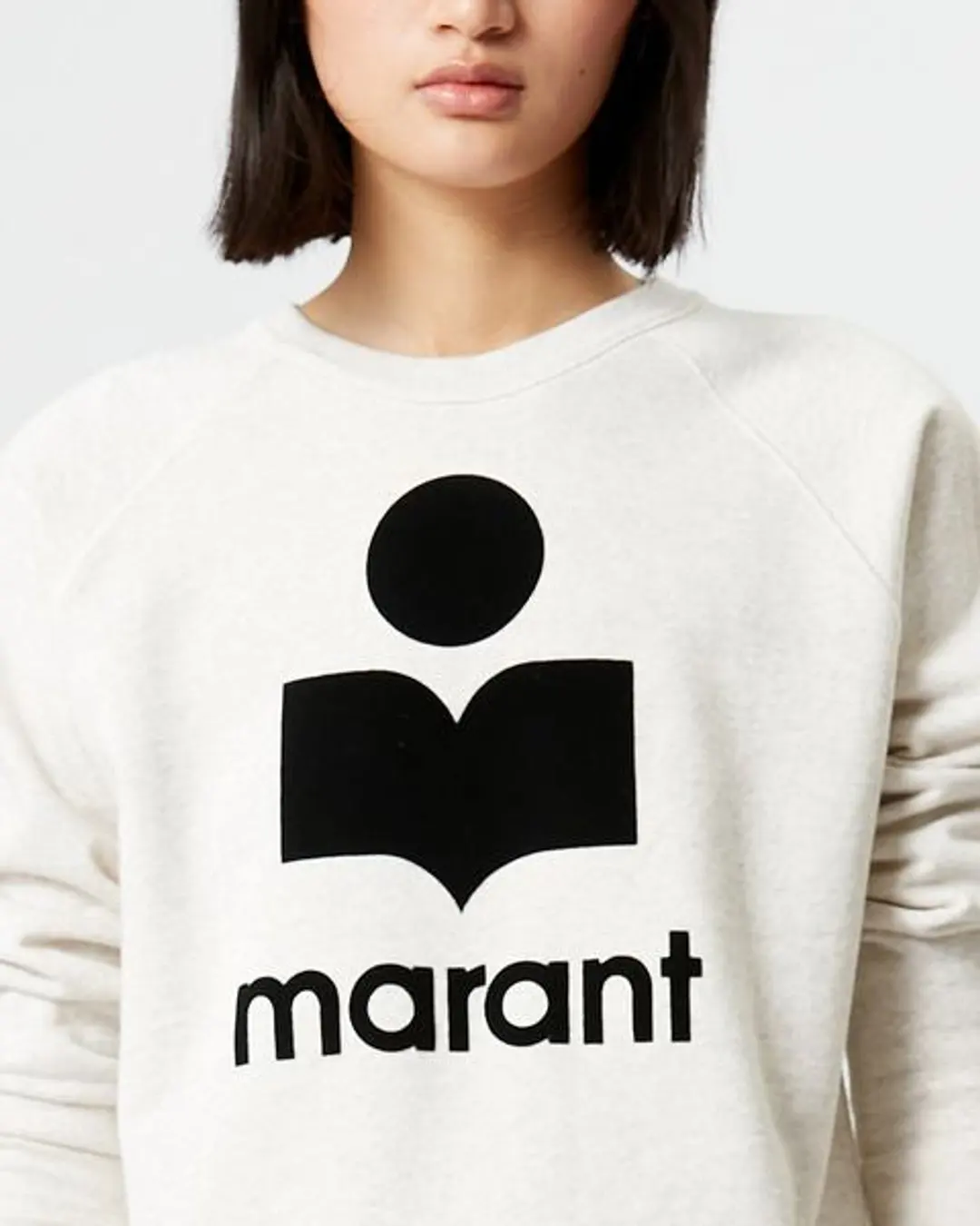 Sweatshirt Logo Milly - Femme - Écru - Taille 34 - Marant Étoile - 2