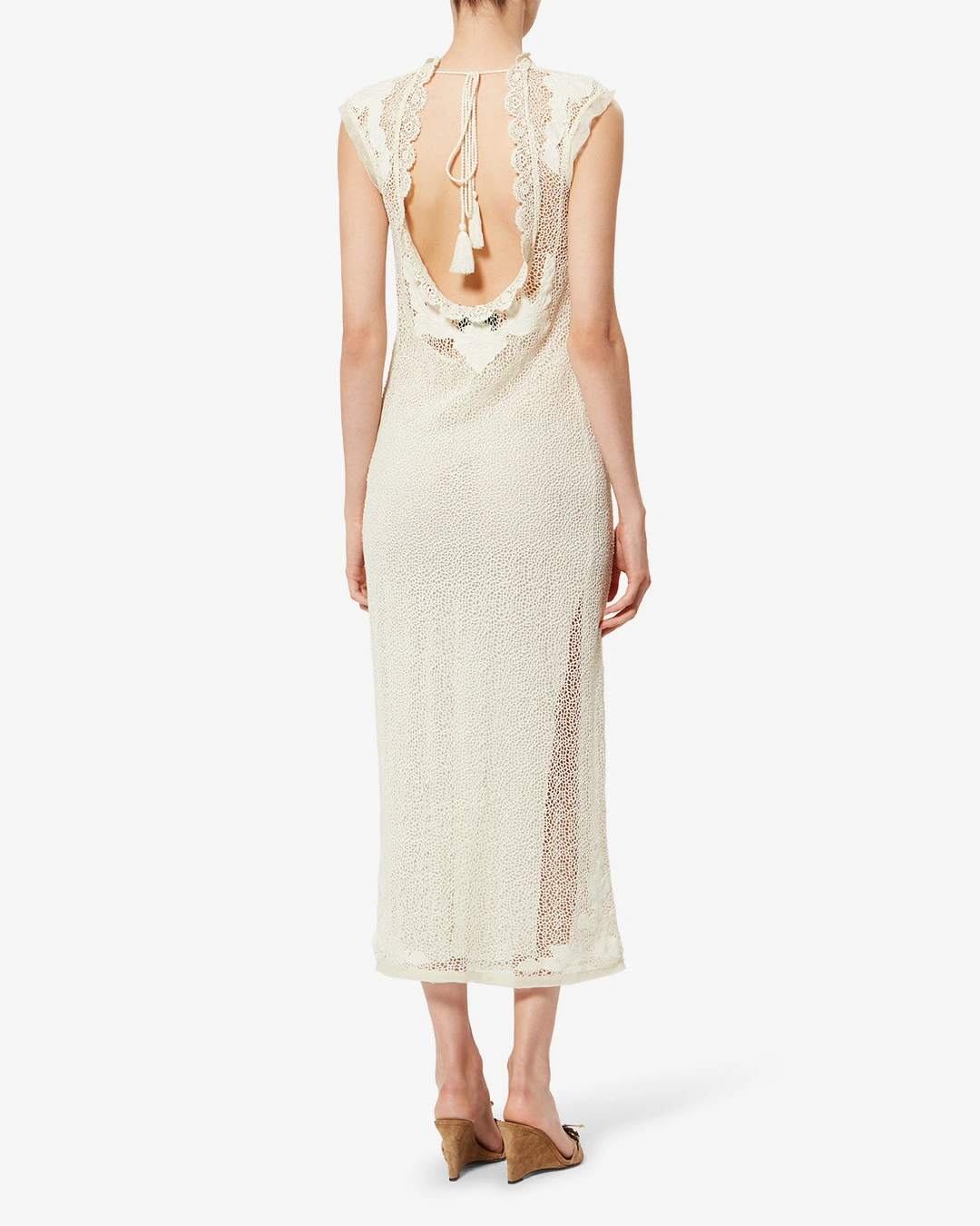 Robe Delvine - Femme - Écru - Taille38 - 3